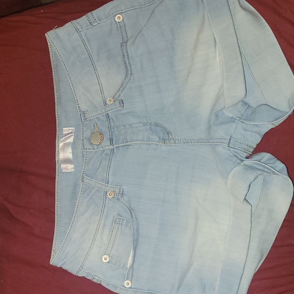 Light Denim Shorts